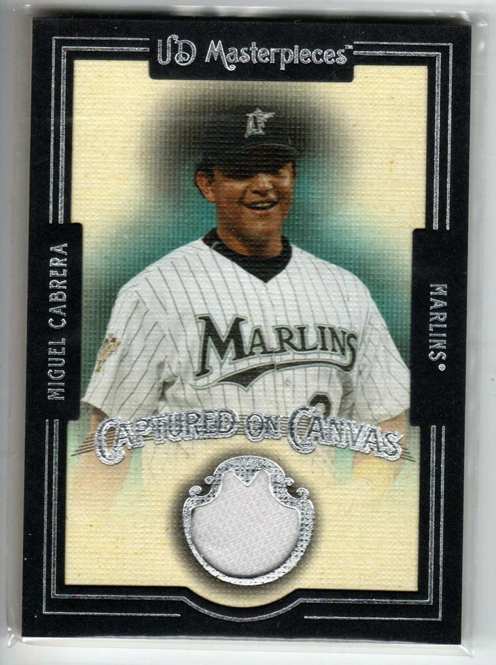 2007 UD Masterpieces Captured on Canvas #MC Miguel Cabrera (ref 152491) - Image 1 of 1