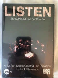 LDS DVD, Listen Season One: 4 Disc box Set BYU TV Series Rick Stevenson, New - Picture 1 of 3