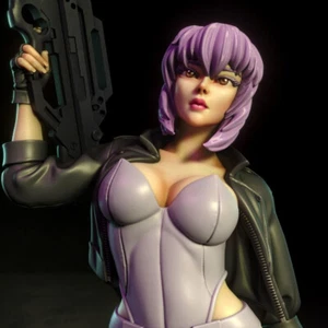 Motoko Kusanagi resin kit 1/10 from Ghost Shell Unpainted - Foto 1 di 3