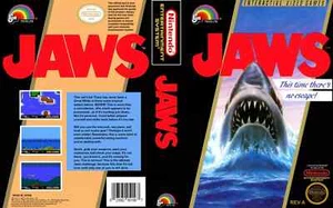 JAWS NES Game Case Box + Cover Art Work Only (No Game) - Bild 1 von 11