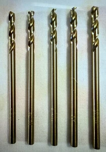 drill bits, #36, Cobalt, USA, New, 5pc lot. - Picture 1 of 1