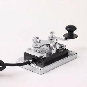 NOWY DJG-K4 CW Shortwave Morse Key CW Morse Code Keyer Klucz wojskowy 6,5 mm Wtyczka - Zdjęcie 1 z 5