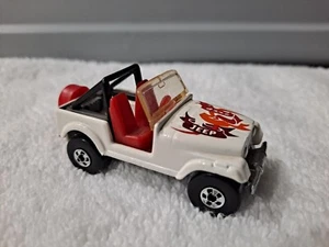 Vintage Hot Wheels Jeep CJ-7 Trailbusters Series - 2539 1986 White - Picture 1 of 6