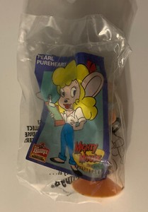 Vintage Wendy's Kids Meal Toy 1989 Mighty Mouse Pearl Pureheart Figure New