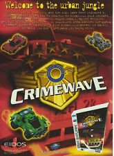 Crimewave Print Ad/Poster Art Sega Saturn