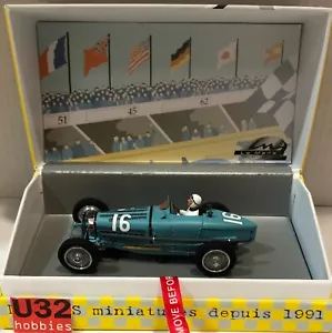 SLOT CAR LE MANS MINIATURES 132097/16M BUGATTI TYPE 59 #16 G.P.ACF 1934 BENOIST - Imagen 1 de 7