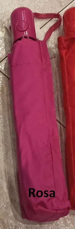 Ombrello Perletti donna mini apertura automatica Colore rosa prodotto nuovo - Immagine 1 di 1
