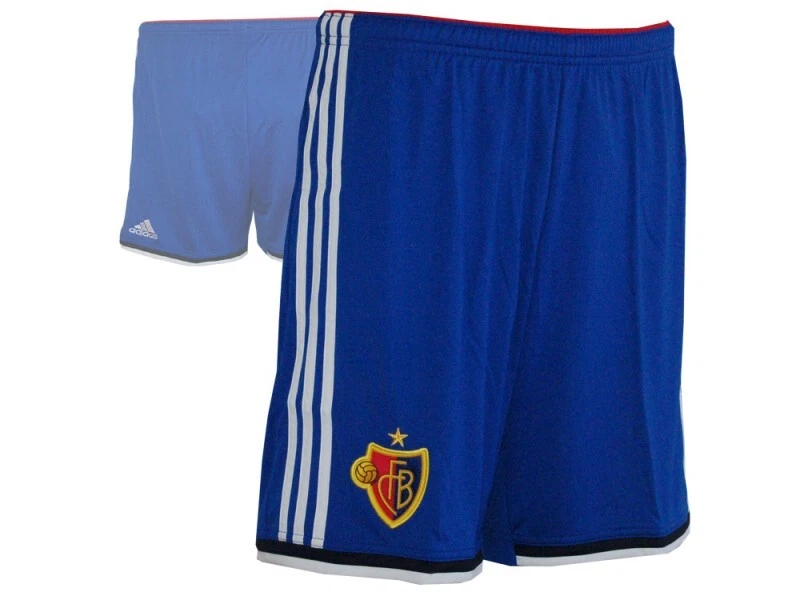 Adidas FC Bâle Accueil Shorts Bleu Fcb Heim Spielerhose le Football Taille M-XXL - Photo 1/4