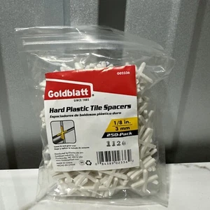 Goldblatt Hartkunststoff Fliesenabstandshalter 1/8"" 250er Pack - Bild 1 von 2