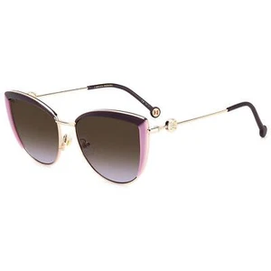 Carolina Herrera Women's Sunglasses Violet Lilac Cat Eye Frame HER 0112/S 0RY8 - Picture 1 of 2