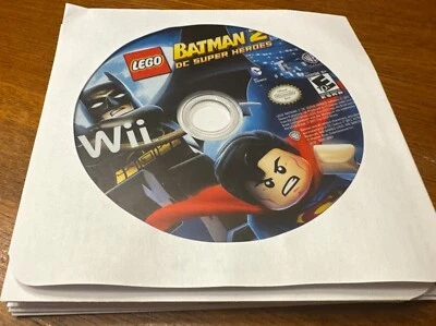 Lego Batman 2 DC Superheroes Nintendo Wii Juego Solo Probado Foto 1 de 2
