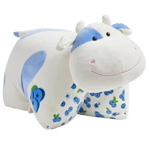 Pillow Pets Blueberry Milkshake Cow 18" Sweet Scented - NEW - Picture 1 of 1