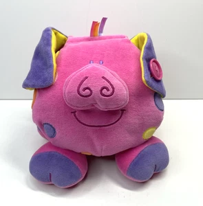 Peluche morbido Jellycat Jelly Kitten Piggy Giggles scenario stropicciato libro sonoro - Foto 1 di 10
