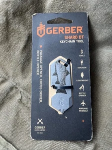 GERBER Shard DT Keychain Multi-Tool Silver/Fish Print New & Ready To Ship - Picture 1 of 4