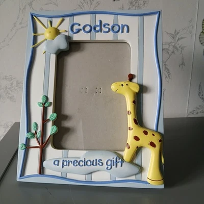 Marco de fotos de resina 3D Godson para foto jirafa de 5,5" x 3,75" Foto 1 de 4