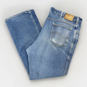 Vintage 90s Lee Jeans Well Worn Faded 39x30 USA Made Workwear - Bild 1 von 22