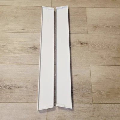 Whirlpool 冰箱 一对 2 白色 搁板 抽屉 分隔板 W10285573 — 第 1/4 张图片