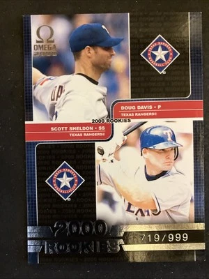 2000 Pacific Omega #213 Даг Дэвис / Скотт Шелдон #/999 - Изображение 1 из 2