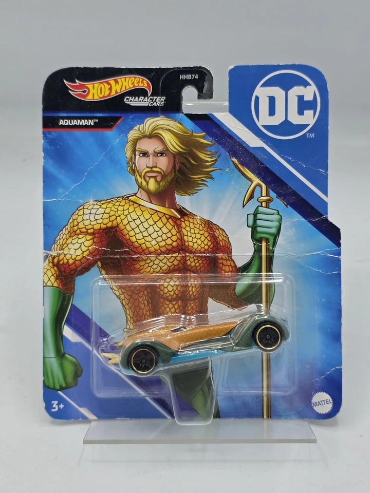 Coche Personaje Hot Wheels DC AQUAMAN Escala 1/64 (2021, Mattel) HNY05-4B10 Foto 1 de 2