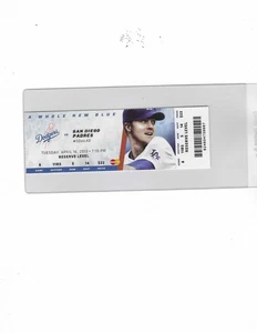 DODGERS vs PADRES 4/16/2013 TICKET - Picture 1 of 1