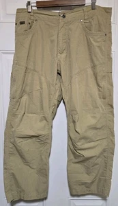 KUHL Hose Größe 35x30 Herren Beige Reißverschluss Fliegen Taschen Atmungsaktiv Wandern Outdoor  - Bild 1 von 7