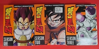 DRAGON BALL Z Seasons 1 2 (SEALED) & 3 DVD Lot Of  3 Season 3 Missing Booklet Foto 1 de 4