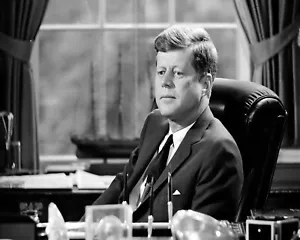 John F. Kennedy 8x10 Fotografía Impresa Foto Histórica del Presidente Foto a710 - Imagen 1 de 3