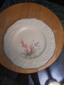 Vintage Crown Ducal, Florentine, Dinner Plate, 22.5cm Picardy 18k Gold Border - Bild 1 von 7