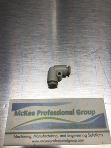 Raccordo tubo SMC 90 gradi unione push-to-connect - 6 mm x 6 mm - Foto 1 di 4