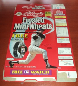 Caja de cereales Kellogg's Frosted Mini-Wheats New York Yankees Reggie Jackson - Imagen 1 de 2