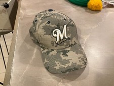 MLB Milwaukee Brewers Miller Park SGA Miller High Life Camouflaged Hat Cap!