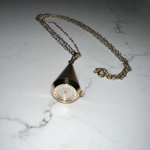 Caravelle Vintage Necklace Cone Watch - Picture 1 of 7