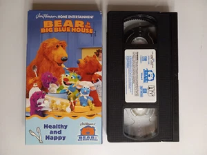 Bear In The Big Blue House - Picture Of Health (VHS, 1999) Jim Henson - RARE - Imagen 1 de 2