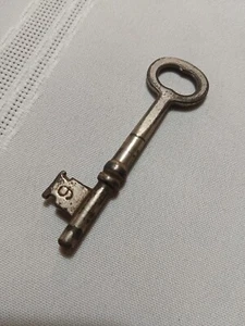 VINTAGE Solid Barrel SKELETON KEY  3 INCHES - Picture 1 of 3