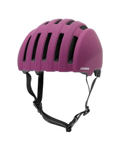 Carrera Bike Helmet Precinct Purple Plain Colour Washable Interior Pad - Picture 1 of 3
