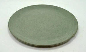 Vintage Green Marble Dining Plate Original Old Hand Carved - Picture 1 of 4