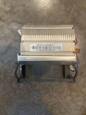 Genuine HP 711578-001 711578-002 ProDesk 600 800 G1 SFF 4-Pin CPU Fan w/Heatsink - Image 1 of 2