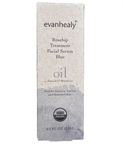 evanhealy Organic Rosehip Treatment Facial Serum-Blue ￼0.5 oz Ex. 12/2024 - Picture 1 of 3