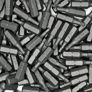 100 Stück Bits SW3 Schrauberbits Innen Sechskant Stahl S2 Bit 25mm 1/4" Aufnahme - Bild 1 von 2