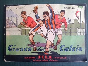 Albo Giuoco del calcio Edizioni Fila Firenze la matita italiana pastelli Giotto - Picture 1 of 3