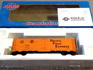 Atlas O 41709 Pacific Fruit Express 40' Reefer in acciaio 2 binari 9518-1 in scatola ~ TS - Foto 1 di 10
