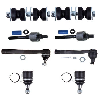 8pcs Front Ball Joints Tie Rods Sway Bars For 1988-1991 Honda Civic CRX EV217 - Image 1 of 4
