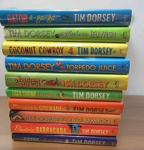 Tim Dorsey Lot 10 - 1st Ed. 1. Pr HC Bücher mit DJs Florida Crime Serge Storm - Bild 1 von 20