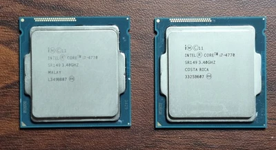 Intel Core I7-4770 4th Gen SR149 3.40GHz 4-Core CPU Processor - Lot Of 2 TESTED - Image 1 of 4