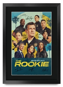 The Rookie (2018) Nathan Fillion Printed Signed Autographed Poster for TV Fan - Imagen 1 de 7