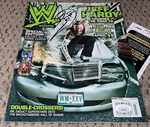 JEFF HARDY SIGNED WWE MAGAZINE WRESTLING AUTOGRAPH AUTO WWF HARDY BOYZ BOYS AUTO - Picture 1 of 1