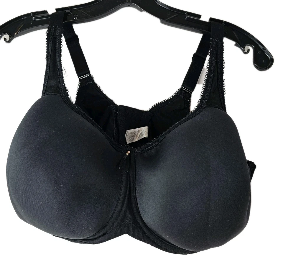 Sutiã Wacoal 853192 espaçador de beleza básico cobertura total com aro 40DDD preto - Imagem 1 de 4