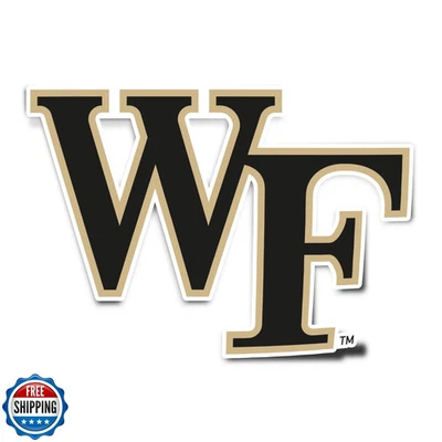 Wake Forest University Demon Deacons Logo Decal WF Sticker NCAA  - Image 1 of 4