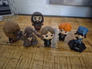 Starwars Funco Lot Chewbacca And Collectable Friends 6 Total - Picture 1 of 12