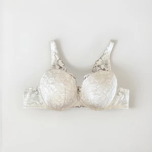Sujetador Torrid XO Boost Talla 42B Marfil Floral Encaje Acolchado UW Convertible - Imagen 1 de 11